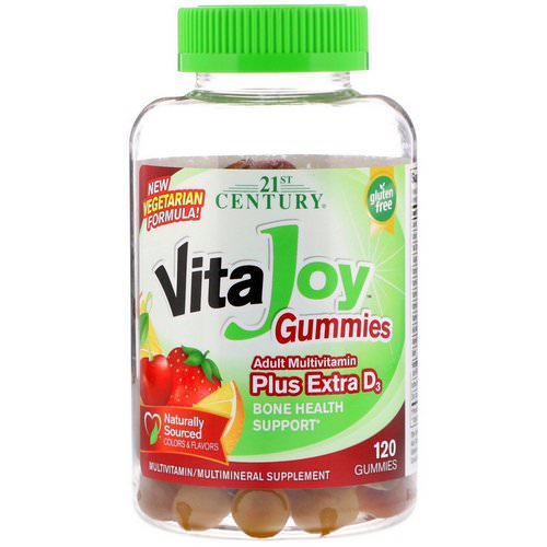 21st Century, VitaJoy Gummies, Adult Multivitamin Plus Extra D3, 120 Gummies Review