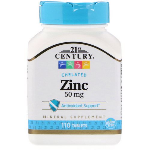21st Century, Zinc, 50 mg, 110 Tablets Review