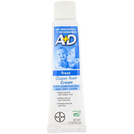 A+D Diaper Rash Treatments - 尿布疹治療, 尿布, 兒童, 嬰兒