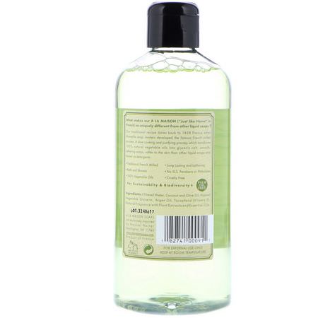 沐浴露, 沐浴露: A La Maison de Provence, Bath & Shower Liquid Soap, Rosemary Mint, 16.9 fl oz (500 ml)