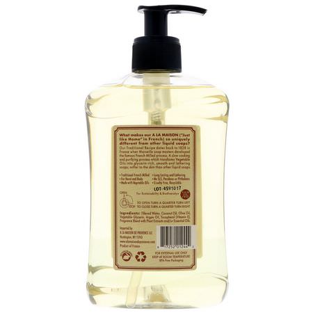 沐浴露, 沐浴露: A La Maison de Provence, Hand & Body Liquid Soap, Citrus Blossom, 16.9 fl oz (500 ml)