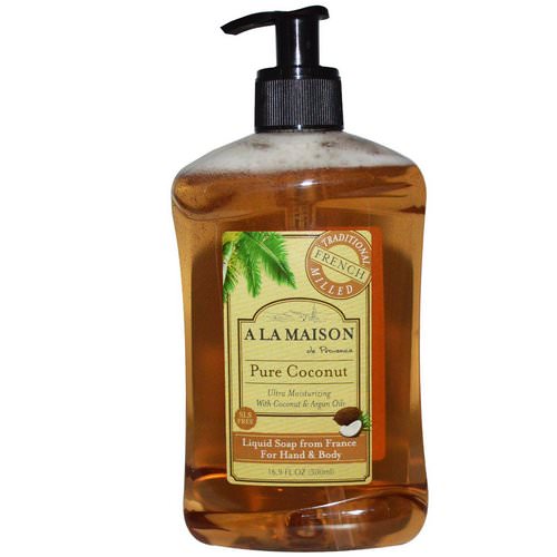 A La Maison de Provence, Hand & Body Liquid Soap, Pure Coconut, 16.9 fl oz (500 ml) Review