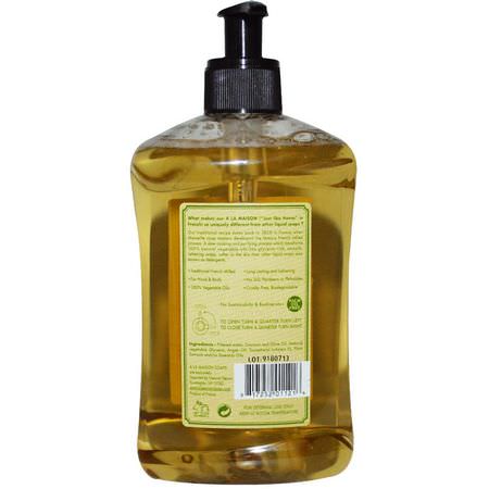沐浴露, 沐浴露: A La Maison de Provence, Hand & Body Liquid Soap, Yuzu Lime, 16.9 fl oz (500 ml)