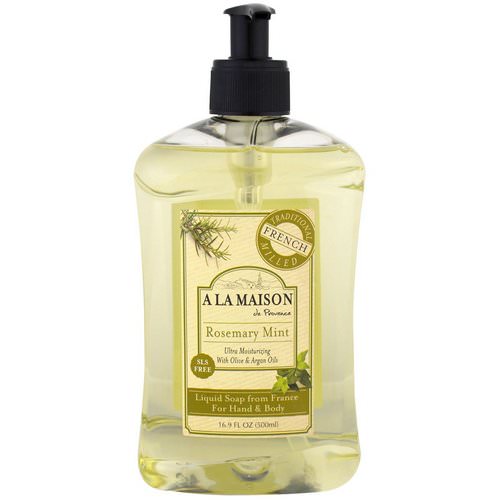 A La Maison de Provence, Hand & Body Liquid Soap, Rosemary Mint, 16.9 fl oz (500 ml) Review