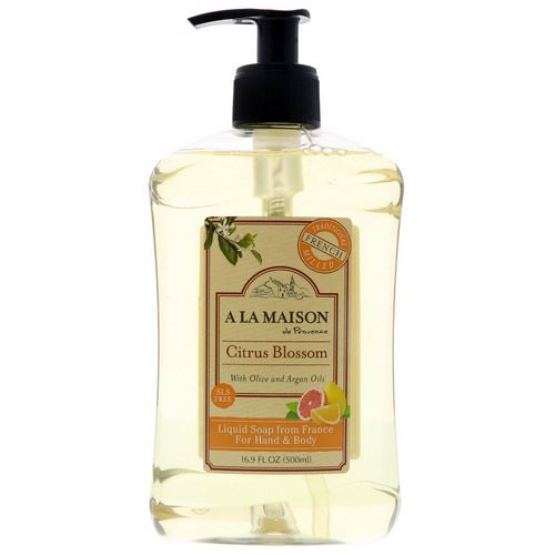 A La Maison de Provence, Hand & Body Liquid Soap, Citrus Blossom, 16.9 fl oz (500 ml) Review