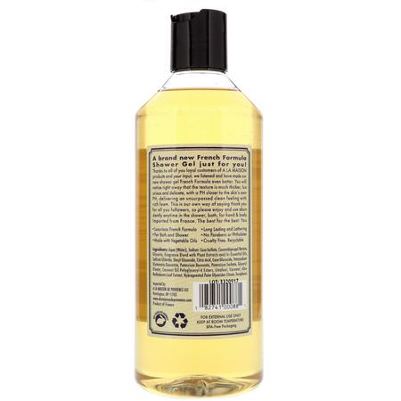 沐浴露, 沐浴露: A La Maison de Provence, Shower Gel, Lavender Aloe with Coconut Extract, 16.9 fl oz (500 ml)