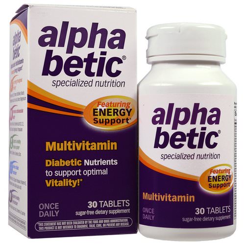 Abkit, Alpha Betic, Multivitamin, 30 Tablets Review