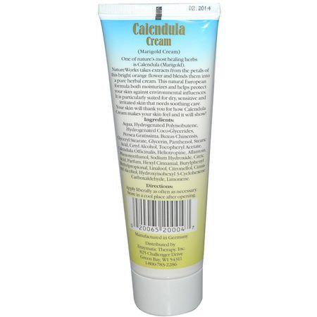 皮膚發癢, 乾燥: Abkit, NatureWorks, Calendula Cream, 4 oz (114 g)
