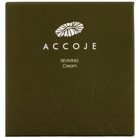 面部保濕霜, 皮膚護理: Accoje, Reviving Cream, 50 ml