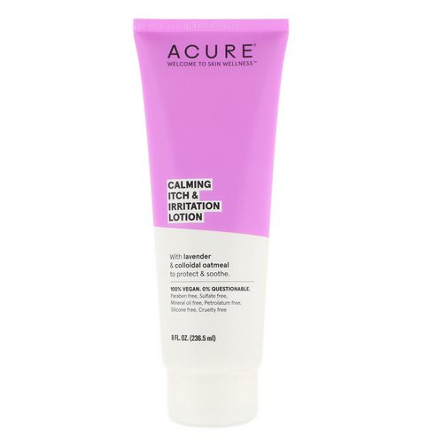 Acure, Calming Itch & Irritation Lotion, 8 fl oz (236.5 ml) Review