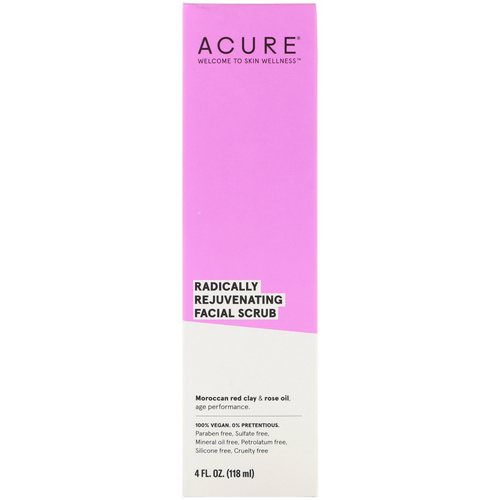 Acure, Radically Rejuvenating Facial Scrub, 4 fl oz (118 ml) Review
