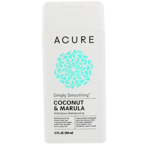 Acure, Simply Smoothing Shampoo, Coconut & Marula, 12 fl oz (354 ml) Review