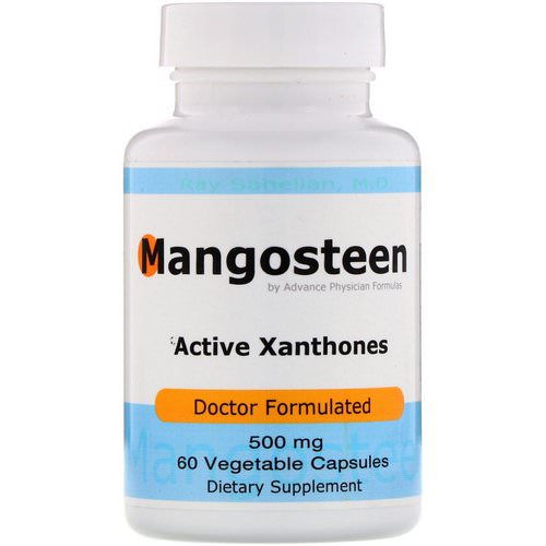 Advance Physician Formulas, Mangosteen, 500 mg, 60 Vegetable Capsules Review