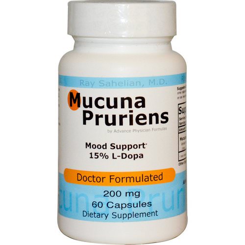 Advance Physician Formulas, Mucuna Pruriens, 200 mg, 60 Capsules Review