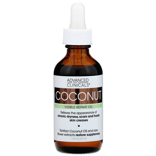 Advanced Clinicals, Coconut, Visible Repair Oil, 1.8 fl oz (53 ml) Review