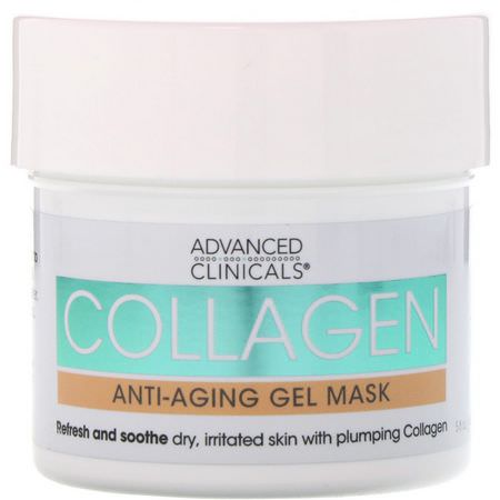 Advanced Clinicals Anti-Aging Masks - 抗衰老面膜, 果皮, 面膜, 美容