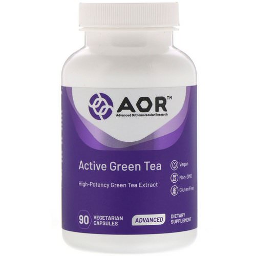 Advanced Orthomolecular Research AOR, Active Green Tea, 90 Vegetarian Capsules Review
