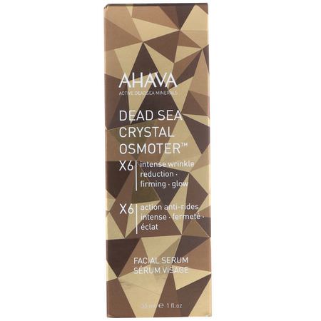 血清, 治療: AHAVA, Dead Sea Crystal Osmoter X6, Facial Serum, 1 fl oz (30 ml)