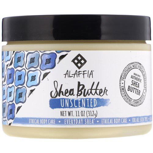Alaffia, Everyday Shea, Shea Butter, Unscented, 11 oz (312 g) Review