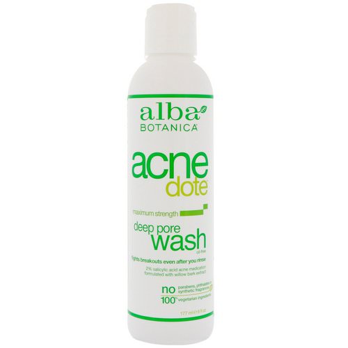 Alba Botanica, Acne Dote, Deep Pore Wash, Oil-Free, 6 fl oz (177 ml) Review