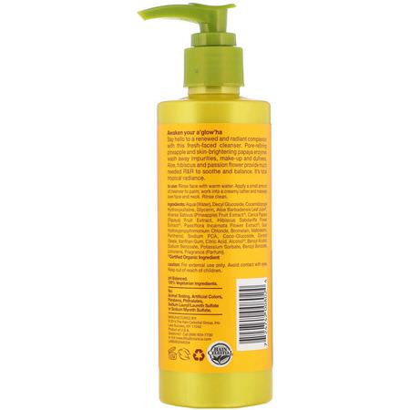 清潔劑, 洗面奶: Alba Botanica, Hawaiian Facial Cleanser, Pore Purifying Pineapple Enzyme, 8 fl oz (237 ml)