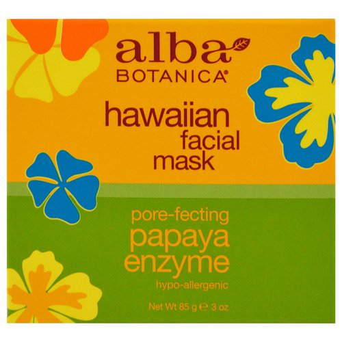 Alba Botanica, Hawaiian Facial Mask, Pore-Fecting Papaya Enzyme, 3 oz (85 g) Review