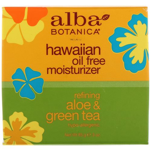 Alba Botanica, Hawaiian Oil Free Moisturizer, Refining Aloe & Green Tea, 3 oz (85 g) Review