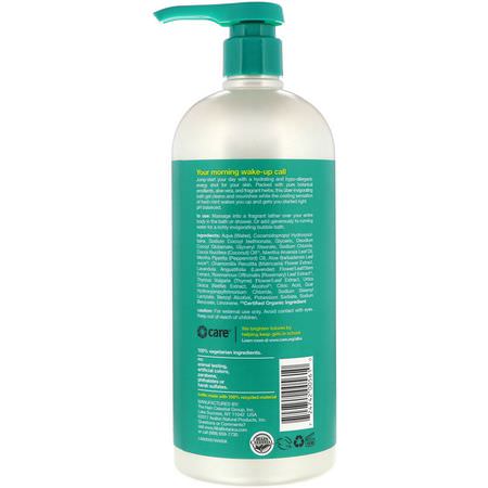 泡泡浴, 沐浴露: Alba Botanica, Very Emollient, Bath & Shower Gel, Sparkling Mint, 32 fl oz (946 ml)