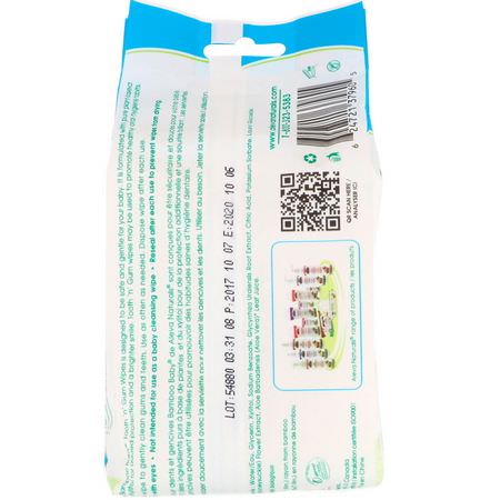 牙科濕巾, 口腔護理: Aleva Naturals, Bamboo Baby Wipes, Tooth 'n' Gum, 30 Wipes