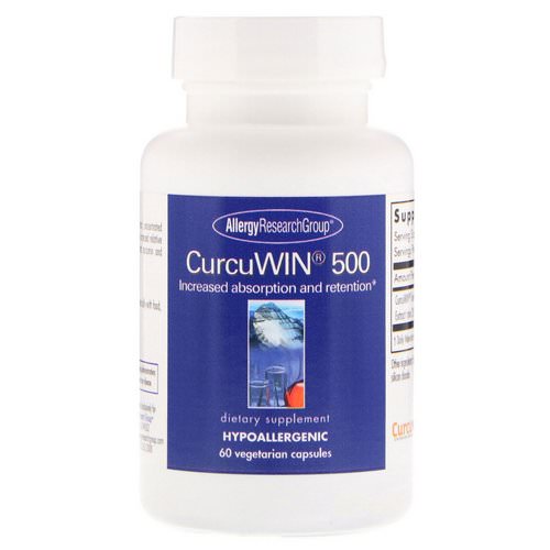 Allergy Research Group, CurcuWin 500, 60 Vegetarian Capsules Review