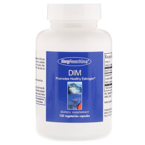 Allergy Research Group, DIM, 120 Vegetarian Capsules Review