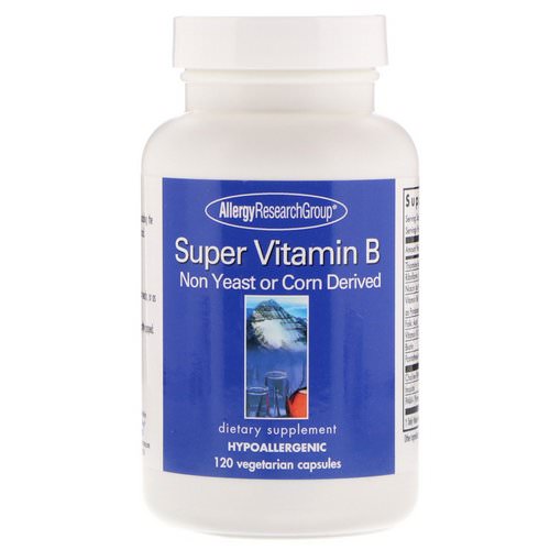 Allergy Research Group, Super Vitamin B Complex, 120 Vegetarian Capsules Review