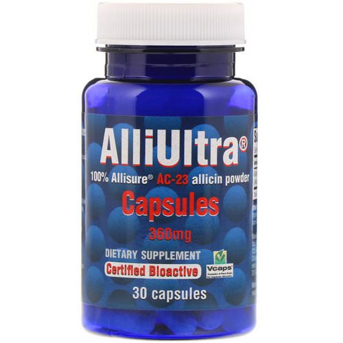 Allimax, AlliUltra Capsules, 360 mg, 30 Capsules Review