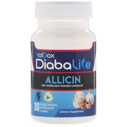 Allimax, Diabalife, Allicin, 500 mg, 30 Vegetarian Capsules Review