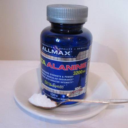 ALLMAX Nutrition Beta Alanine - β-丙氨酸, 氨基酸, 補品
