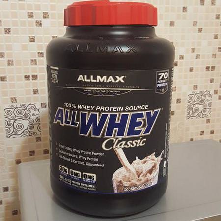 ALLMAX Nutrition Whey Protein Blends Condition Specific Formulas - 乳清蛋白, 運動營養