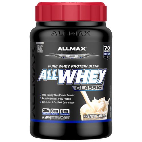 ALLMAX Nutrition, AllWhey Classic, 100% Whey Protein, French Vanilla, 2 lbs (907 g) Review