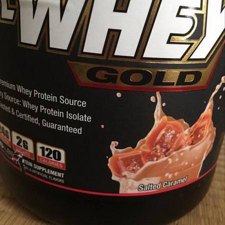 ALLMAX Nutrition, AllWhey Gold, 100% Whey Protein Source, Salted Caramel, 5 lbs. (2.27 kg)