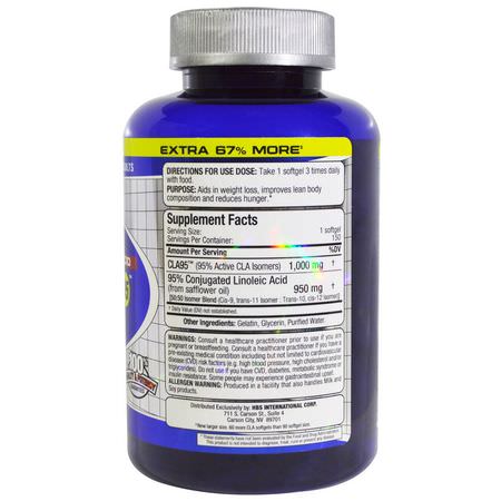 CLA共軛亞油酸, 重量: ALLMAX Nutrition, CLA 95, Highest-Purity CLA Yield (95%), 1,000 mg, 150 Softgels