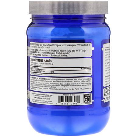 一水化肌酸微粉: ALLMAX Nutrition, Creatine Powder, 100% Pure Micronized Creatine Monohydrate, Pharmaceutical Grade Creatine, 14.11 oz (400 g)