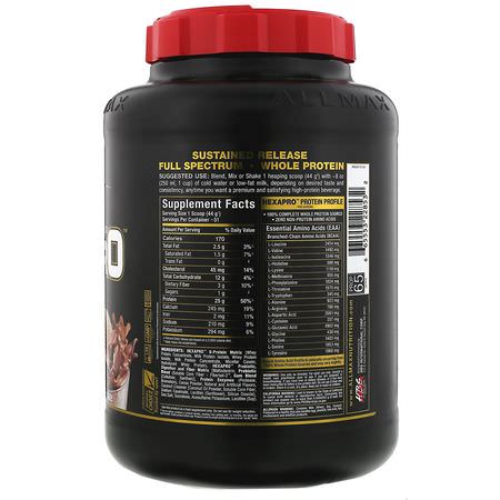 蛋白質, 運動營養: ALLMAX Nutrition, Hexapro, Ultra-Premium 6-Protein Blend, Chocolate, 5 lbs (2.27 kg)