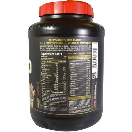 蛋白質, 運動營養: ALLMAX Nutrition, Hexapro, Ultra-Premium Protein + MCT & Coconut Oil, Chocolate Peanut Butter, 5.5 lbs (2.5 kg)
