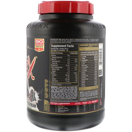 乳清蛋白, 運動營養: ALLMAX Nutrition, Isoflex, 100% Pure Whey Protein Isolate (WPI Ion-Charged Particle Filtration), Cookies & Cream, 5 lb (2.27 kg)