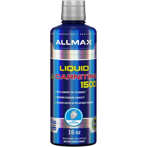 ALLMAX Nutrition, Liquid L-Carnitine 1500, Blue Raspberry, 16 oz (473 ml) Review