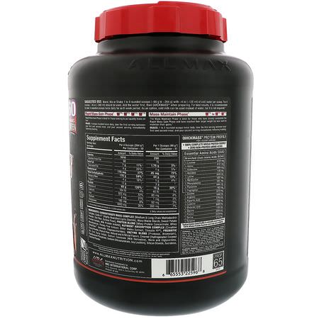 體重增加者, 蛋白質: ALLMAX Nutrition, QuickMass, Rapid Mass Gain Catalyst, Chocolate Peanut Butter, 6 lbs (2.72 kg)