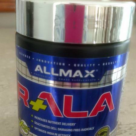 ALLMAX Nutrition Alpha Lipoic Acid Condition Specific Formulas - α硫辛酸, 抗氧化劑, 補品