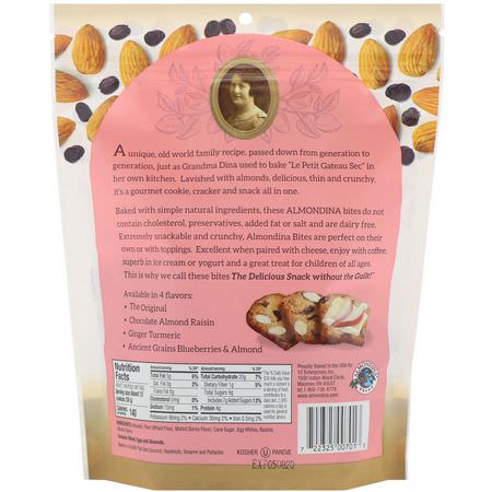 餅乾, 餅乾: Almondina, Almond Bites, The Original, 5 oz (142 g)