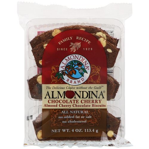 Almondina, Chocolate Cherry, Almond Cherry Chocolate Biscuits, 4 oz (113.4 g) Review