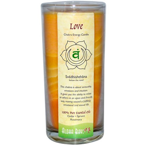 Aloha Bay, Chakra Energy Candle, Love (Svadhi - shthana), 11 oz Review