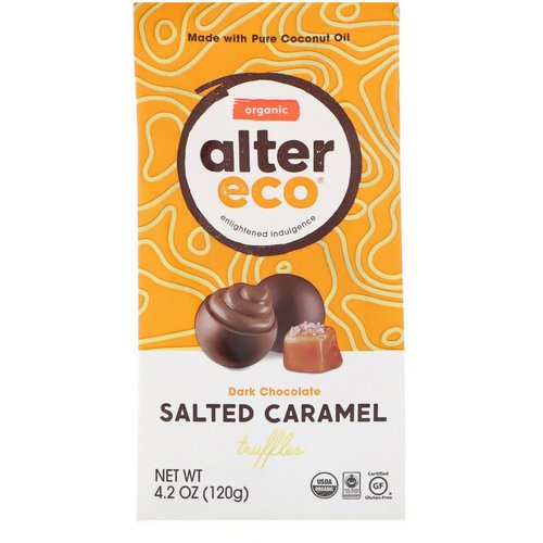 Alter Eco, Organic Salted Caramel Truffles, Dark Chocolate, 4.2 oz (120 g) Review